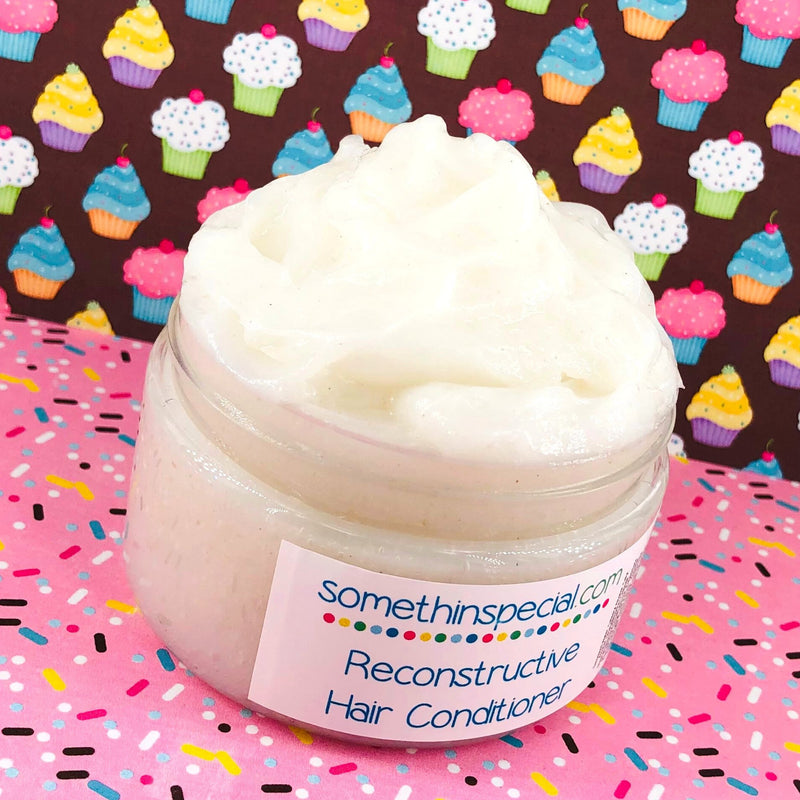 Reconstructive Hair Conditioner - Sulfate + Paraben Free - Argan Oil, Marshmallow Root, Chamomile Extract