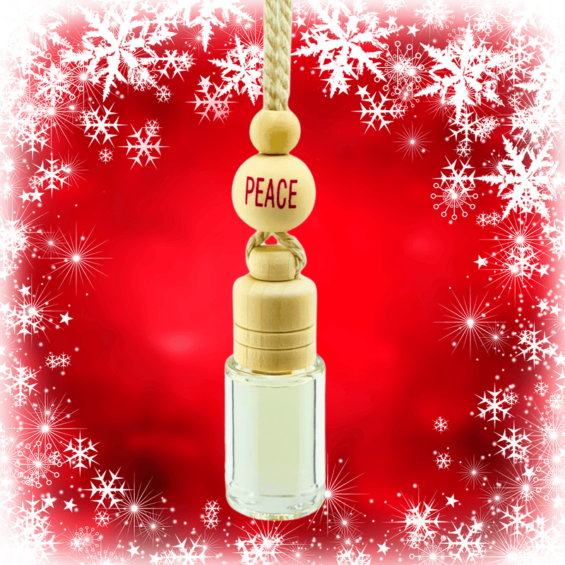 Hanging Car Oil + Christmas Tree Diffuser - 4 Choices * Believe * Hope * Joy * Peace