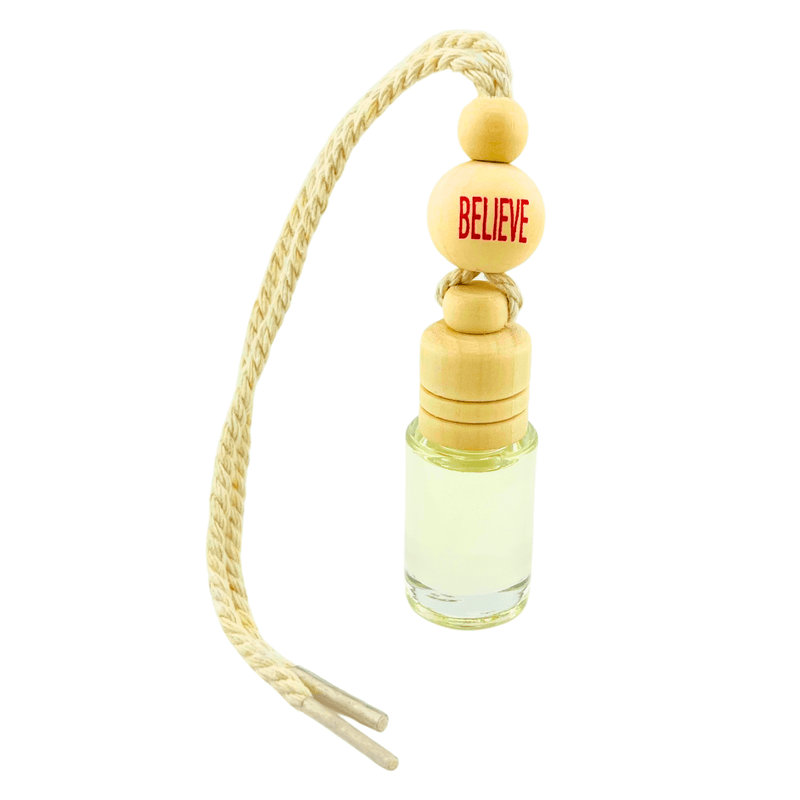 Hanging Car Oil + Christmas Tree Diffuser - 4 Choices * Believe * Hope * Joy * Peace